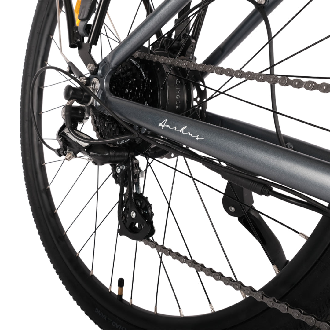 Aarhus 2025 - Urban E-Bike with 48V 14Ah Battery - Graphite Grey