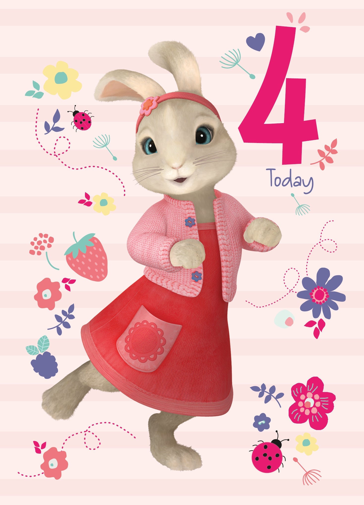 Age 4 Birthday Card Official Product