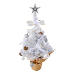 22in Pre-lit Snow-flocked Artificial Mini Artificial Christmas Tree