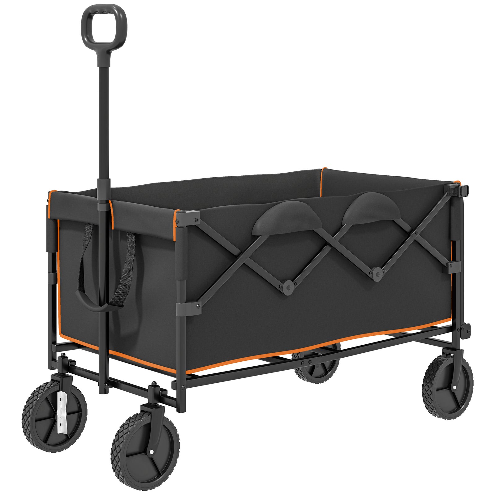 160l Festival Trolley, Heavy Duty With Tailgate | Black