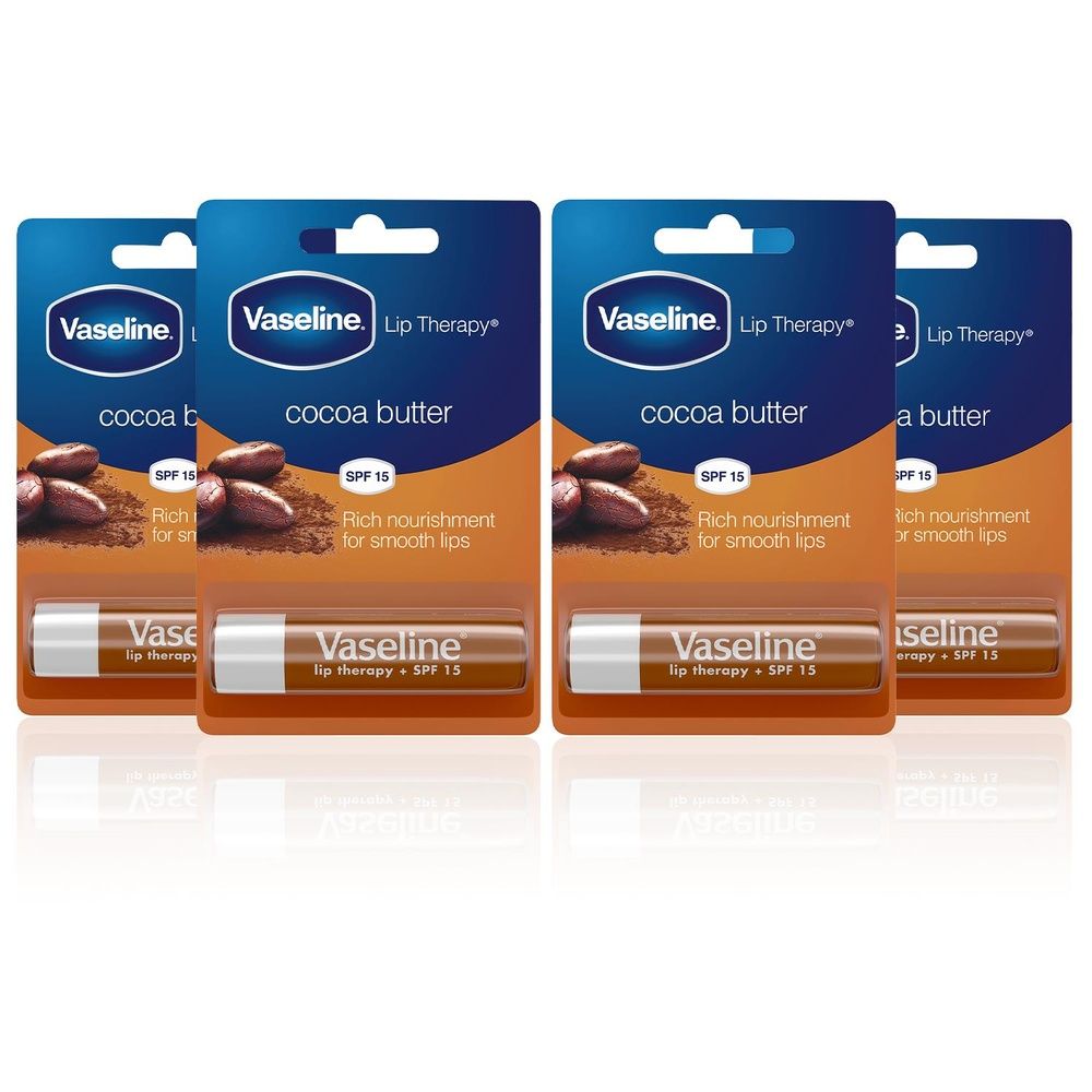 Lip Therapy Balm Sticks, Cocoa Butter 4gm Moisturizing Lip Care | Set-of-4