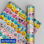 Emoji 4m Roll Wrapping Paper