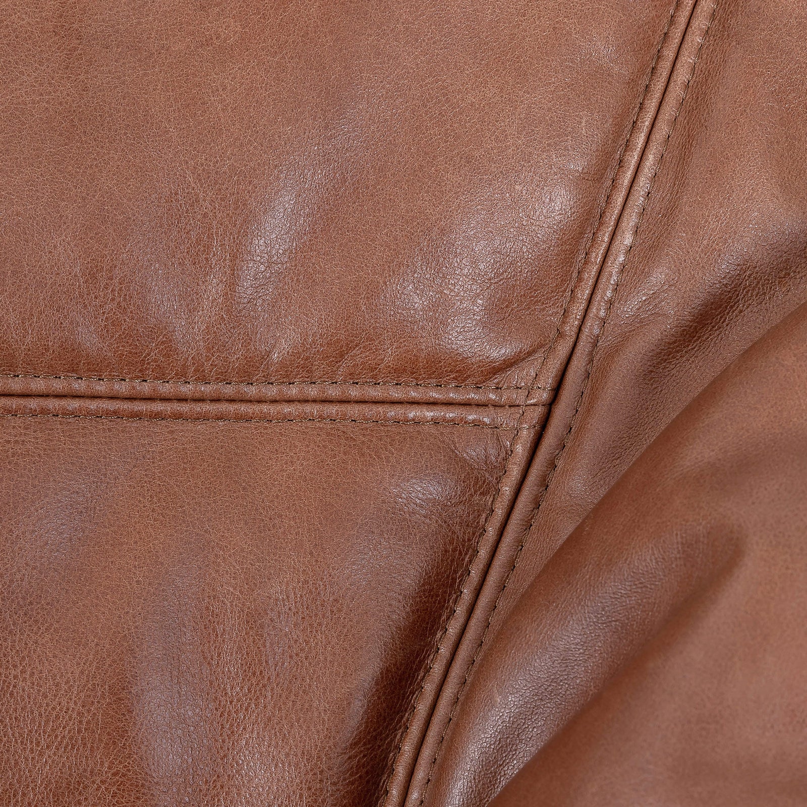 Oxford Leather Armchair Bean Bag | Brown