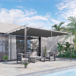 Pergola Cover For 3 X 3m Pergola, Replacement Canopy Only | Gray