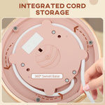 Electric Kettle, Swivel Pink Ripple | Pink