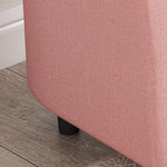 Kids Sofa Set With Footrest For Playroom Bedroom | Pink