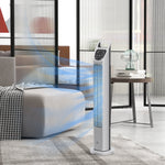 Oscillating Tower Fan Floor Fan With 4h Timer Home Office | One Size | Silver