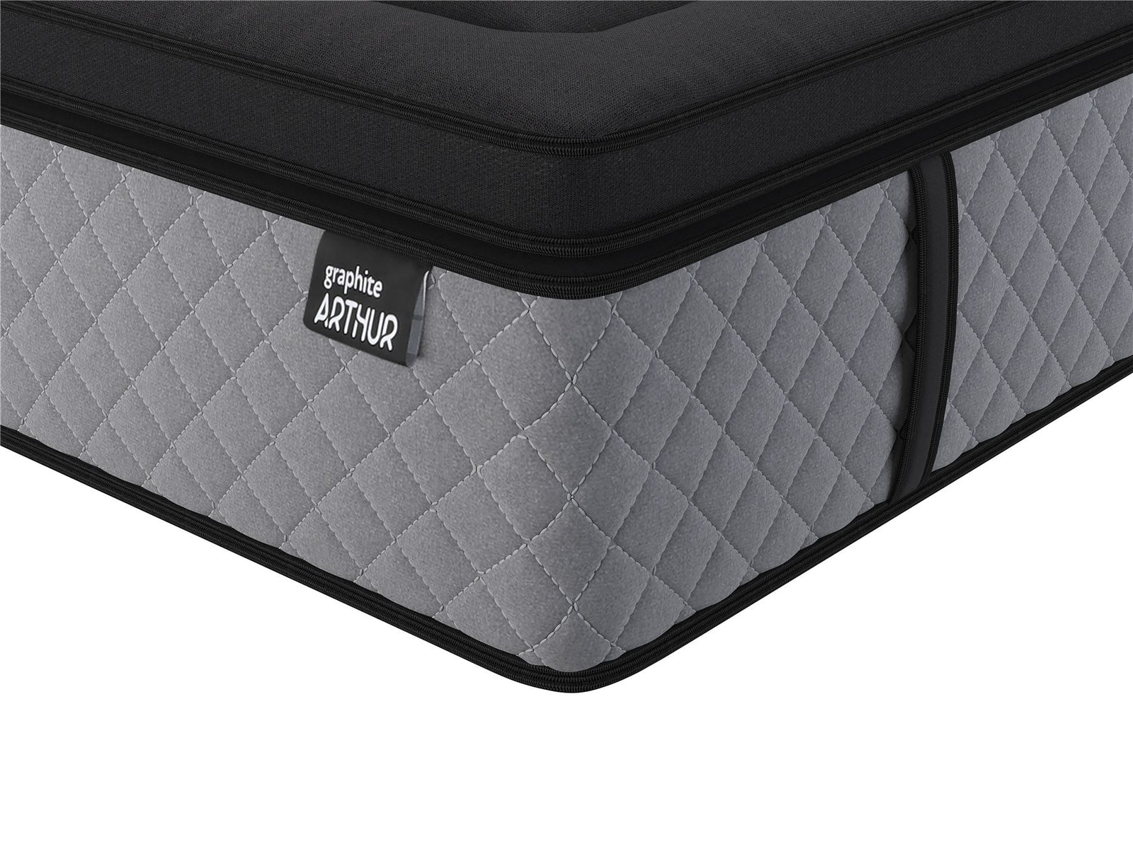 Graphite Arthur 3000 Hybrid Mattress | Single | Charcoal