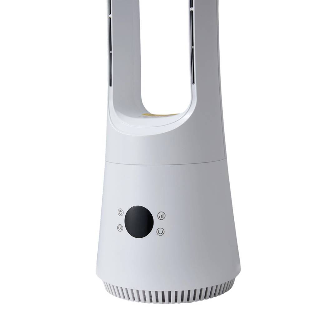 2-in-1 Bladeless Fan Heater and Cooler, Remote & APP Control, 8 Speeds, 3 Heat Settings, 90° Oscillation, Portable Air Cooler