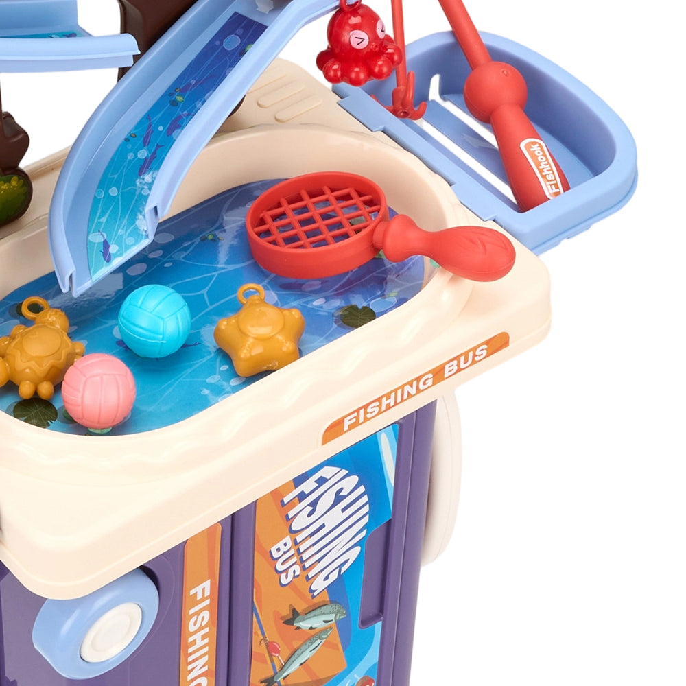 3-in-1 Fishing Bus Playset