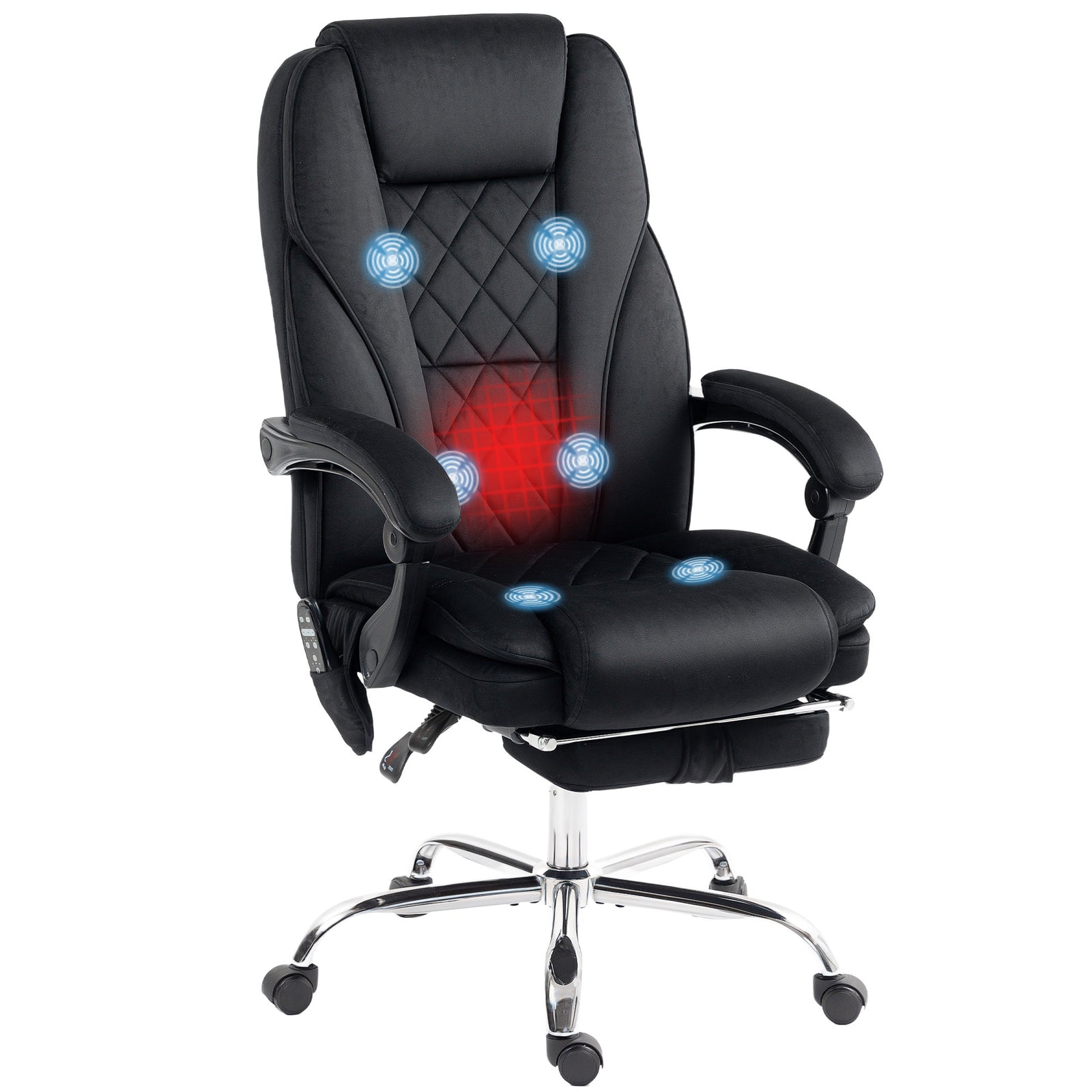 Massage Chair, Reclining Desk | Black