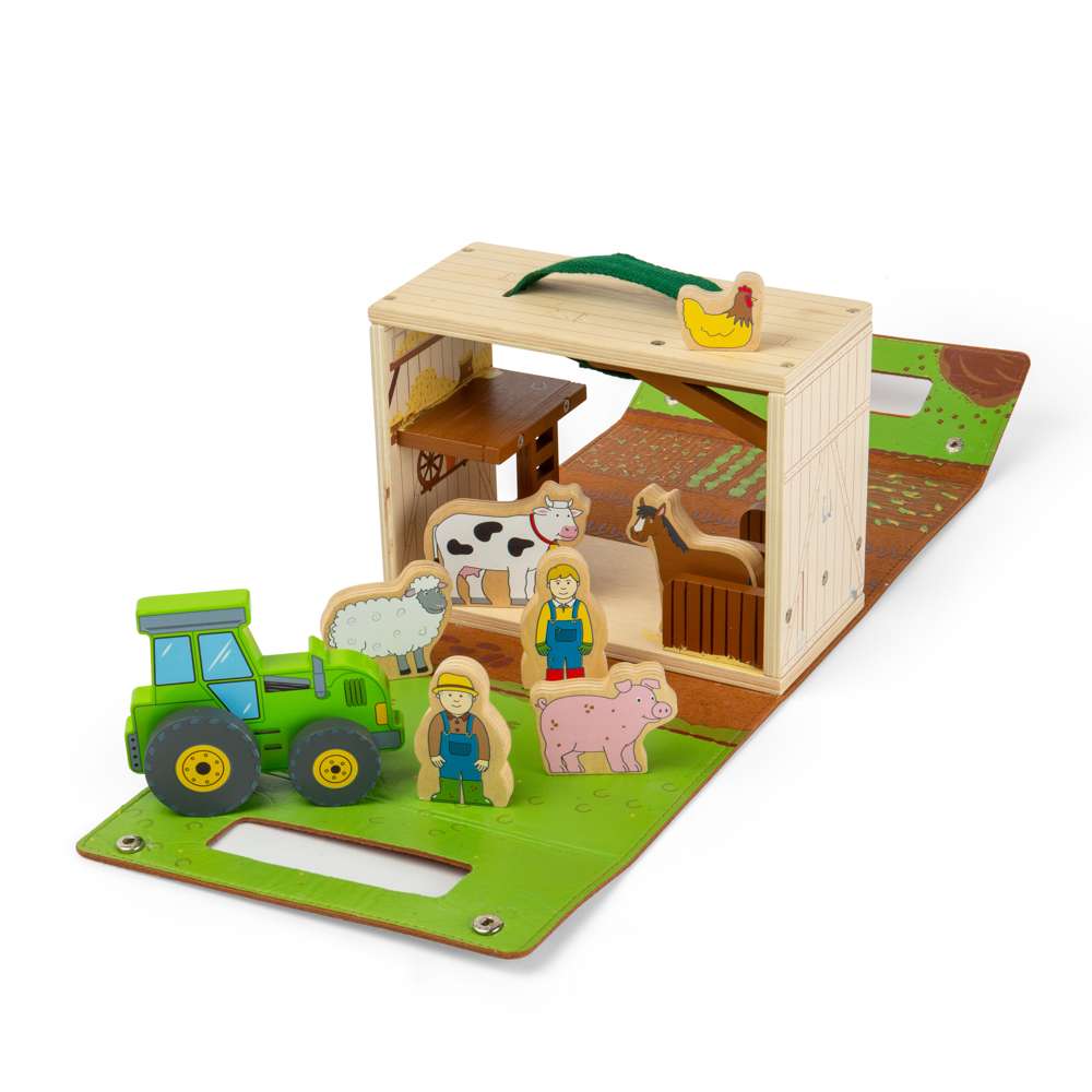 Bigjigs Toys Farm On The Go