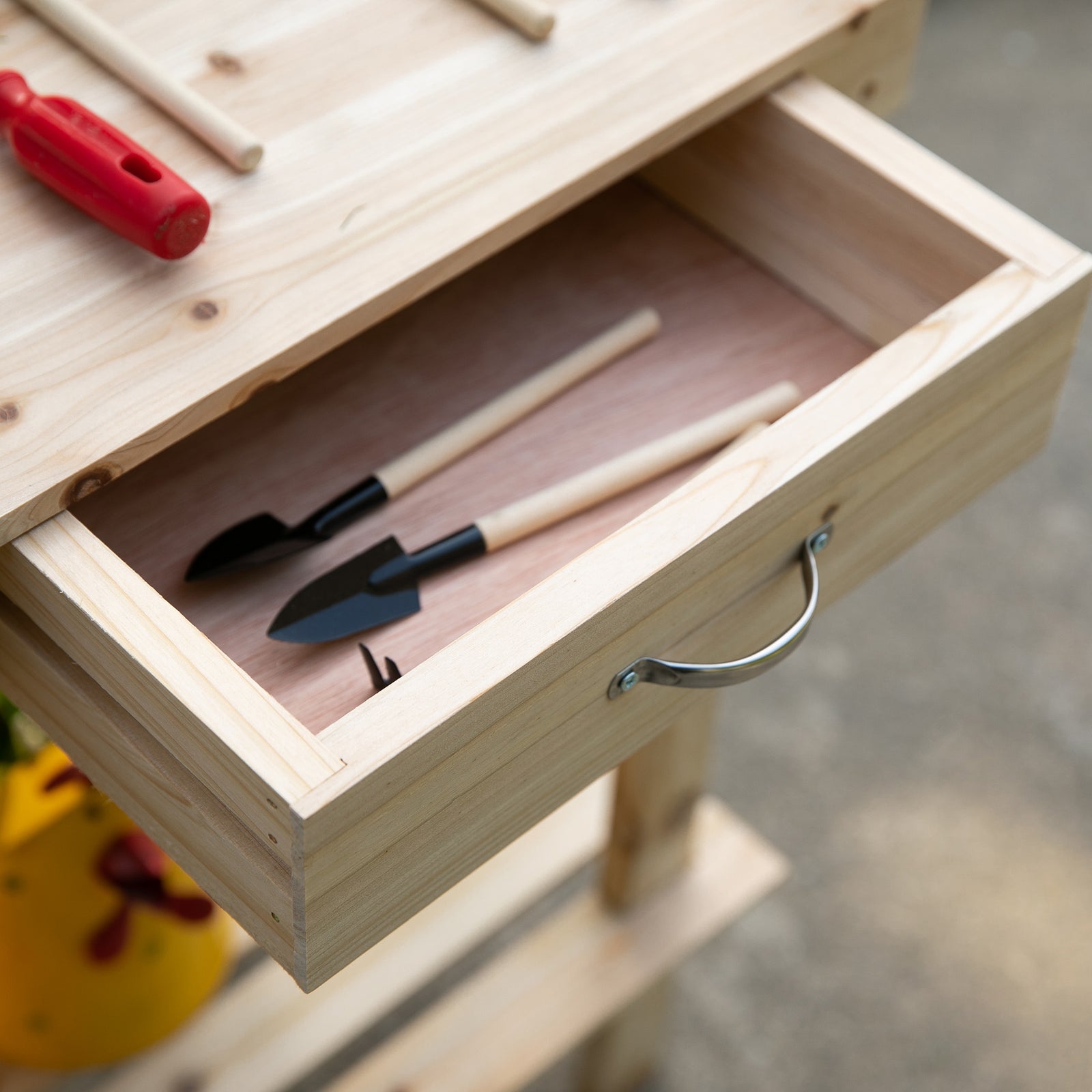Garden Potting Bench, Work Station, 92x45x119cm