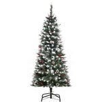 5/6ft Artificial Christmas Tree Xmas Decor With Pinecone | 5ft | Green