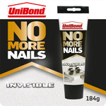 No More Nails Invisible, Heavy Duty Glue Tube For All Surface 184g, 6pk