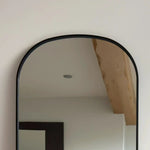 Yōko - Metal Gentle Arch Mirror | 150cm x 60cm | Black
