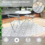 3-piece Metal Garden Bistro Set