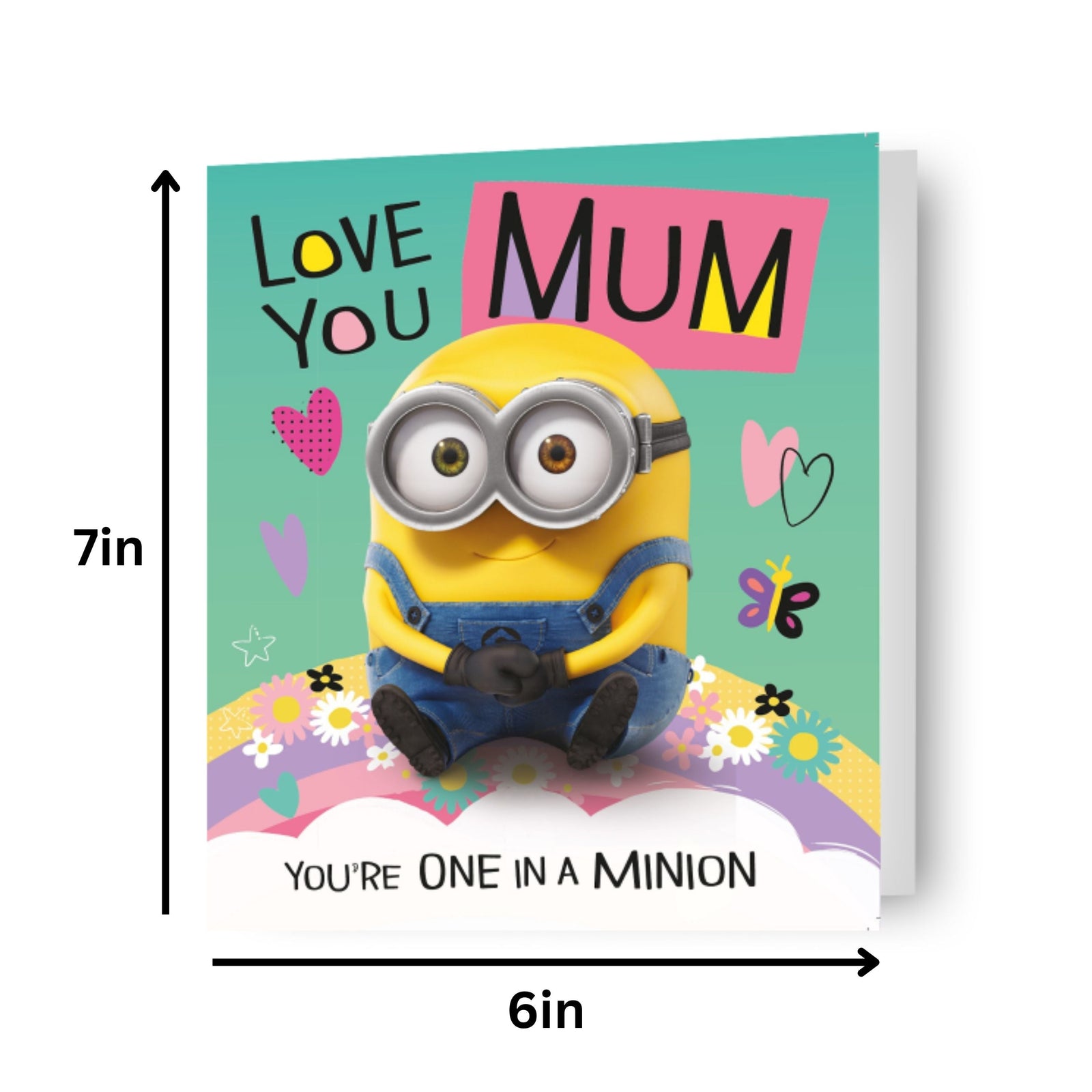 Despicable Me Minions 'love You Mum' Mother's Day Card Official Product