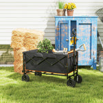 160l Festival Trolley, Heavy Duty With Tailgate | Black