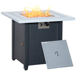 Propane Fire Pit Table 40000 Btu W/ Lava Rocks