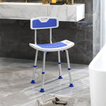 Shower Stool For Elderly Disabled Adjustable Shower Stool | One Size | Blue