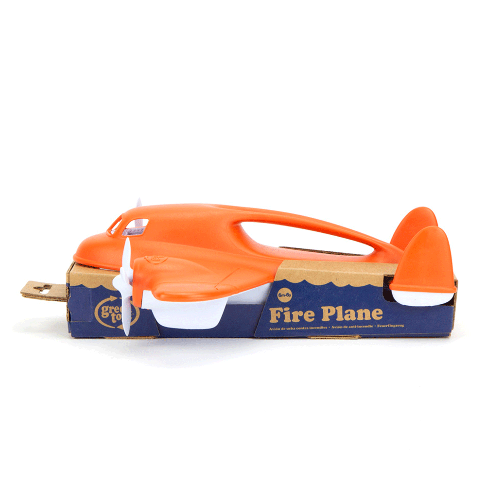 Fire Plane Toy, Made From 100% Recycled Plastic