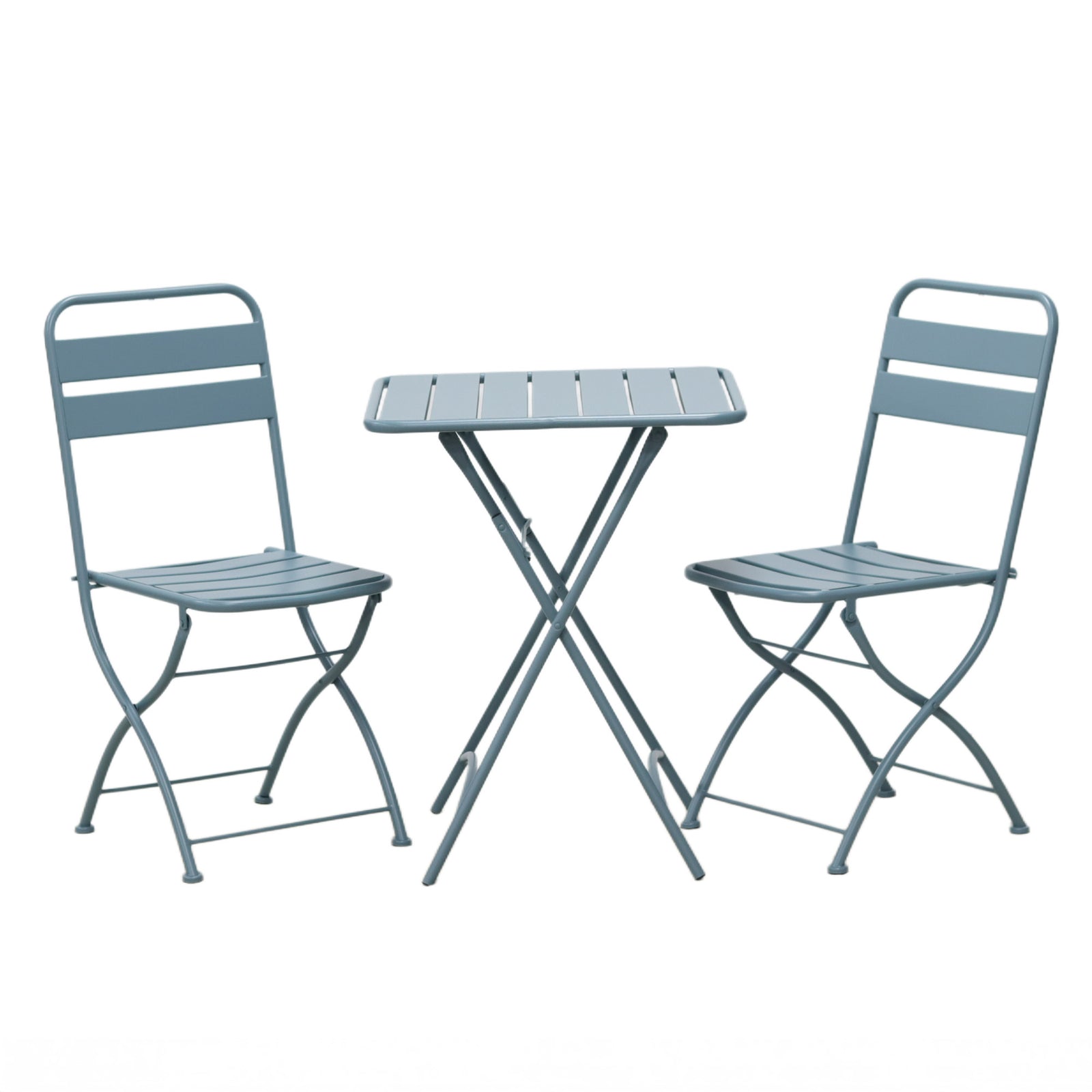 Colourways Vibrant Folding Patio Or Balcony Set | Blue