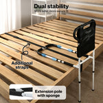 Safety Bed Rails Adjustable For Elderly Adult Seniors Assit Mobility Aid | Black
