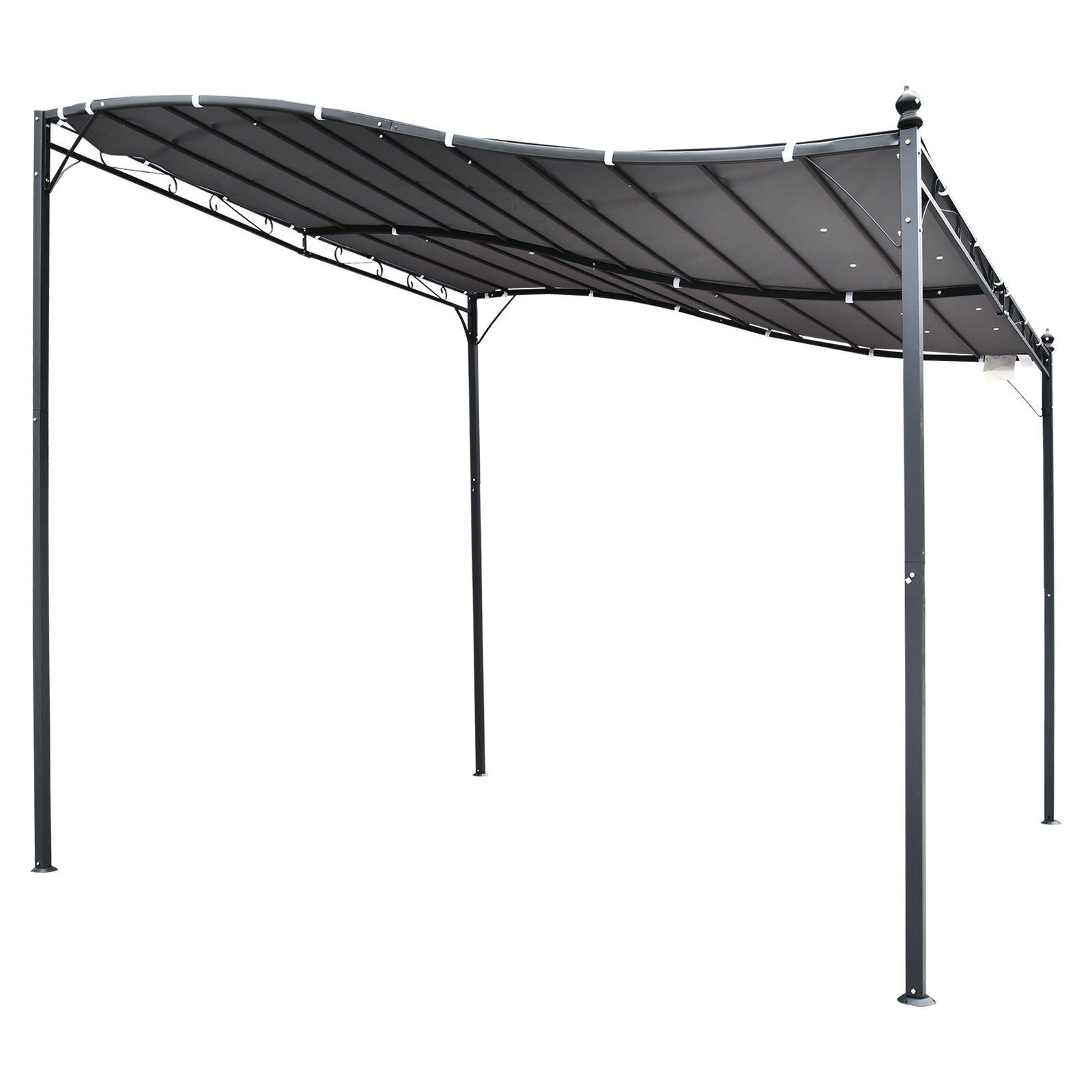 Gazebo Backyard Pool Garden Pergola Canopy Sun Shade Top | Medium