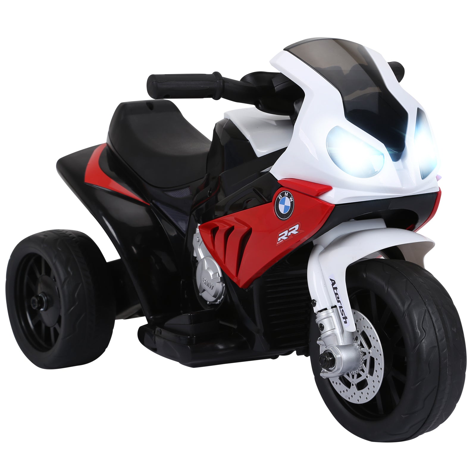 Electric Kids Ride On Motorcycle Bmw Liscensed W/ Headlights Music | Red