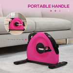Mini Exercise Bike Portable Pedal Exerciser For Legs | Pink