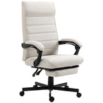 High-back Reclining Office Chair | Cream