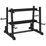 3-tier Dumbbell & Kettlebell Rack