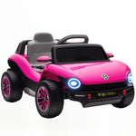 Volkswagen Licensed Kids Electric Car W/ Remote, Suspension | Pink