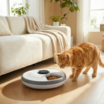 PawHut Automatic Cat Feeder Programmable Timer For 6 Meals