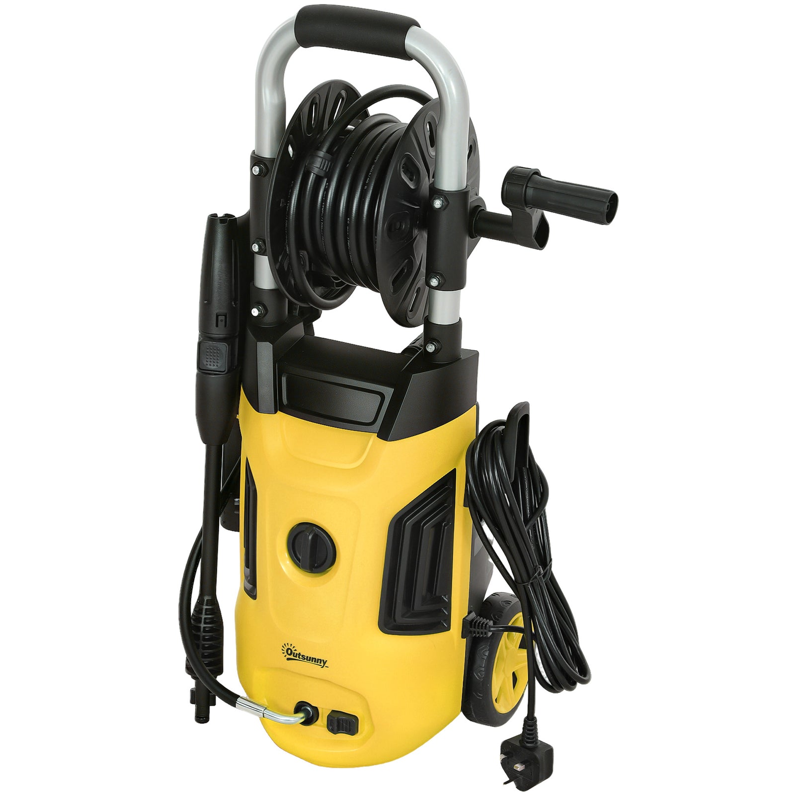 1800w Pressure Washer W/ Reel | Yellow