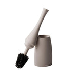 Toilet Brush & Holder, Soft-finish Coating, Saku Collection | Sand