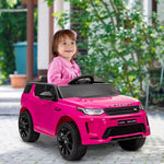 Land Rover Licensed Kids Electric Car W/ Remote Music | Pink