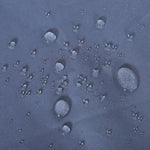 5 Pcs Cushioned Outdoor Rattan Round Sofa Bed Table Set | Dark Gray