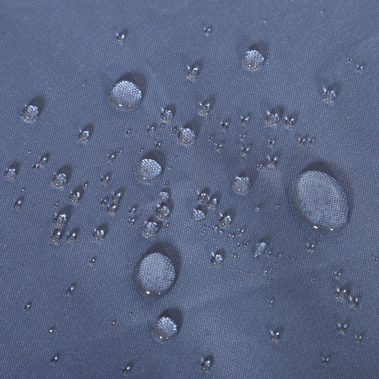 5 Pcs Cushioned Outdoor Rattan Round Sofa Bed Table Set | Dark Gray