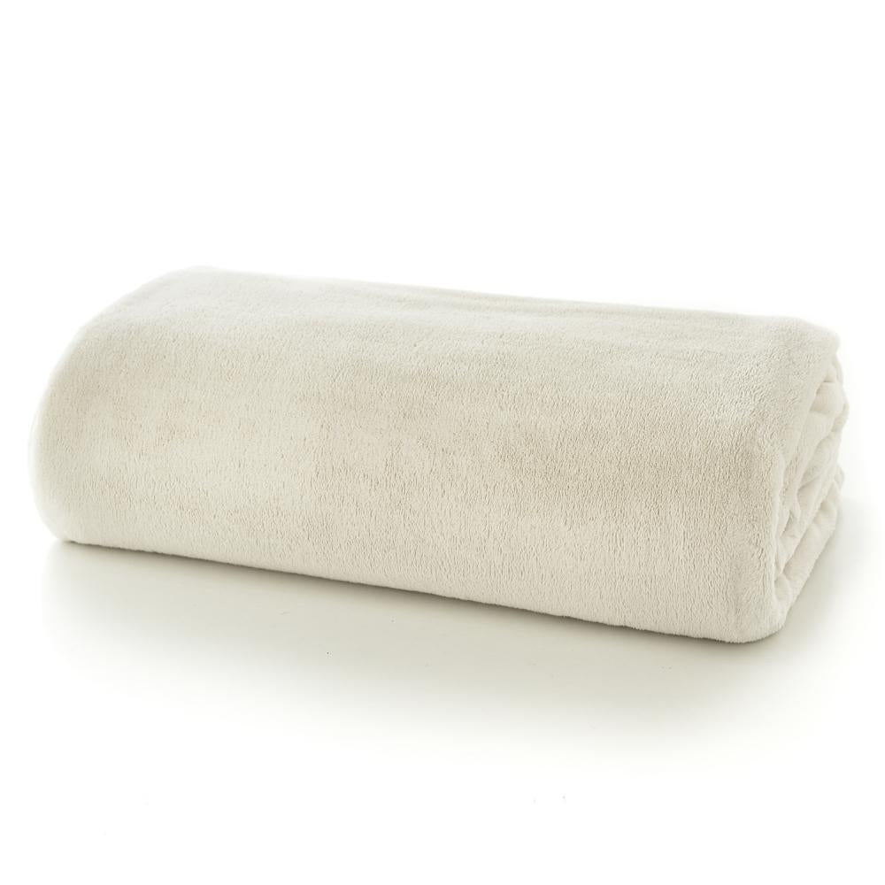 Hardwick Heavyweight Supersoft Fleece Throw | 150cm x 180cm | Beige