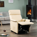 Townsend Electric Lift Assist Rise And Recline Chair | Cream