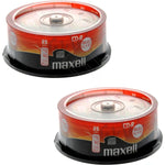 Maxell Cd-r80 Xl-ii Blank Cds For Audio Recorders - Pack Of 50