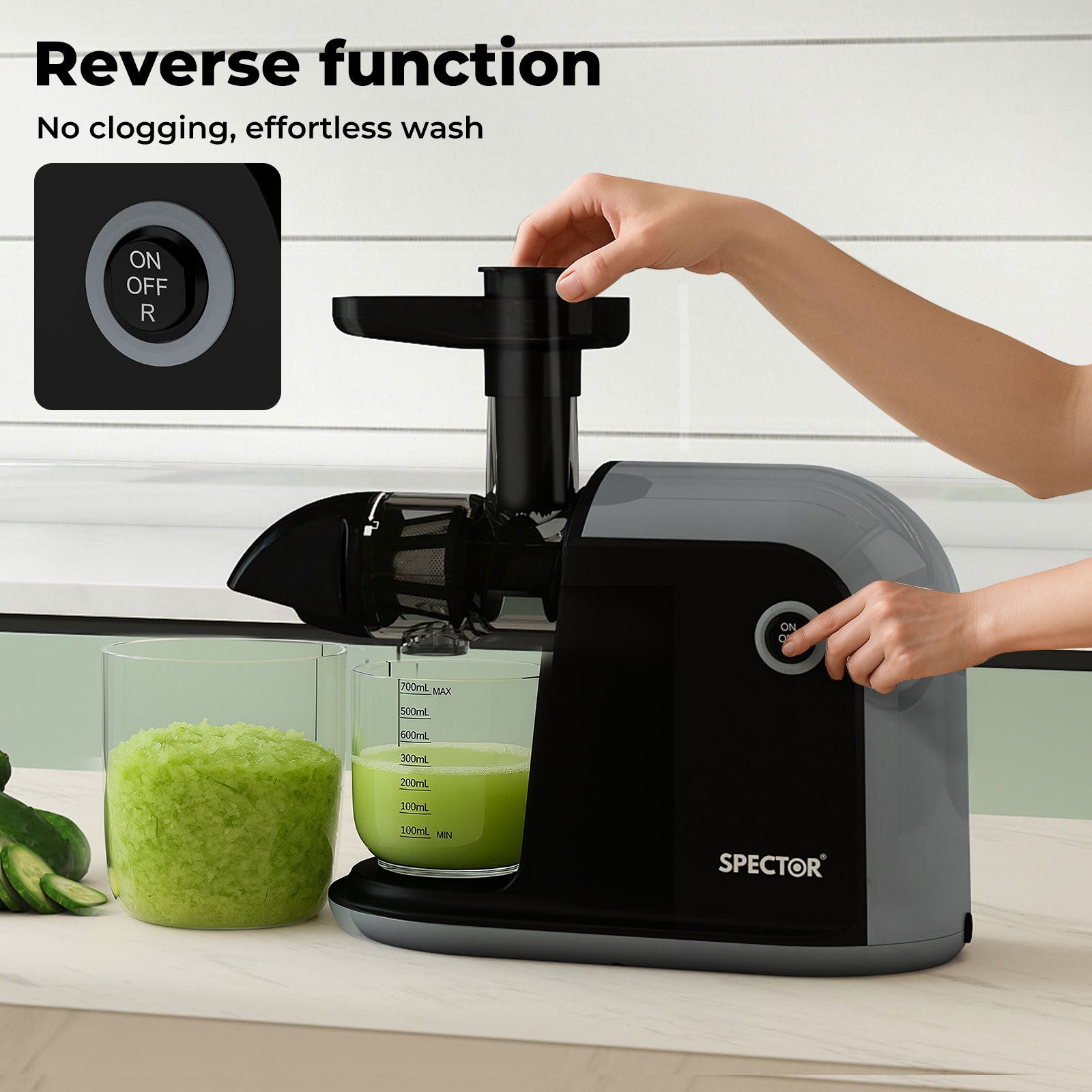 Spector Cold Press Juicer Slow Juicer 150w Fruit Vegetable Health Processor