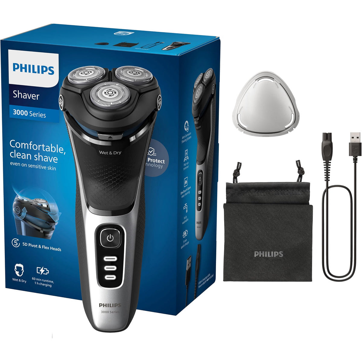 Philips S3244/12 Wet & Dry Electric Shaver 3000