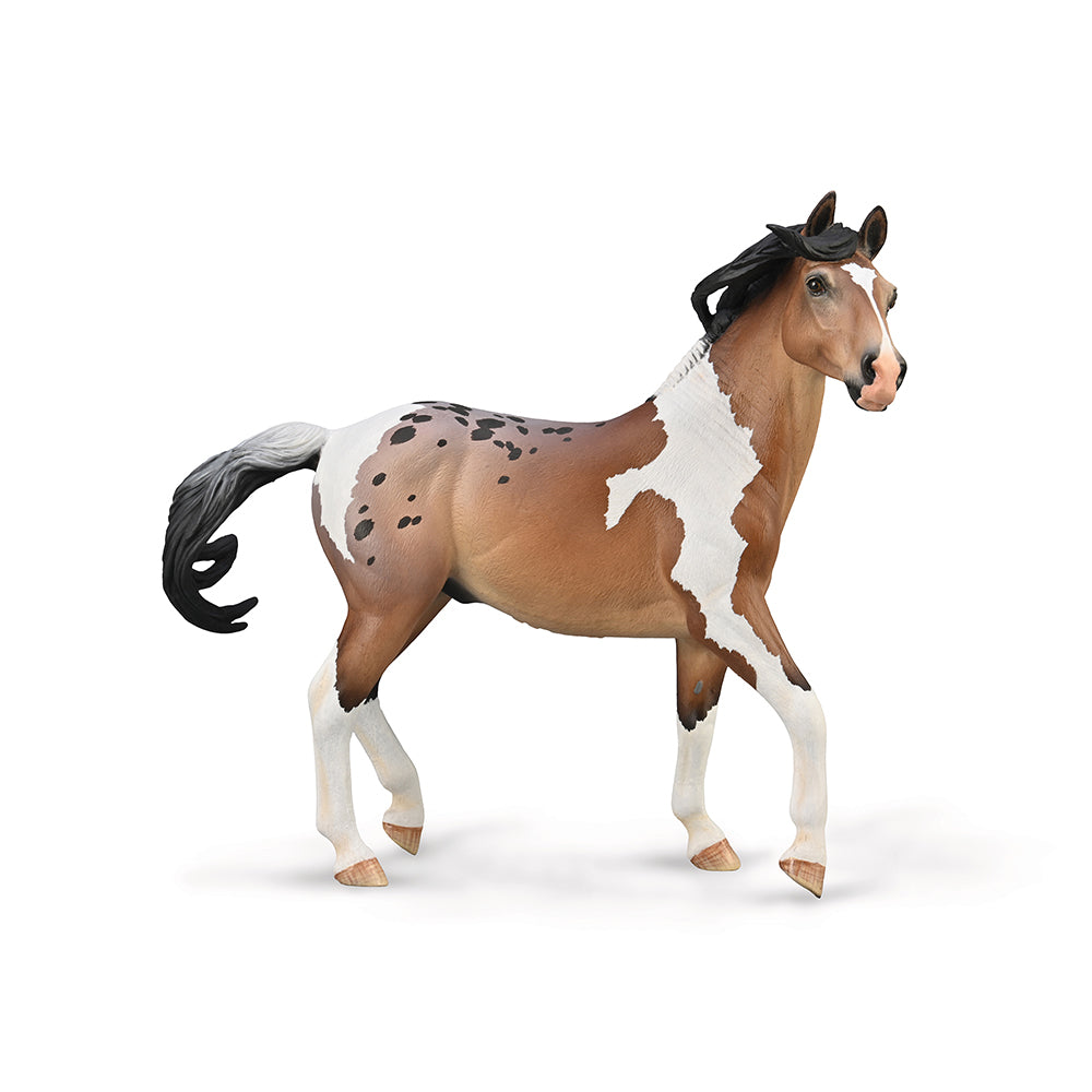 Mustang Stallion Bay Pintoloosa Toy - Deluxe 1:12 Scale