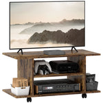 Modern Tv Cabinet Stand, 3 Tier, Storage Shelves