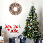 Christmas Village Decorative Bauble Set 30pcs With Storage Bag For Xmas Trees