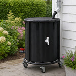 Portable Rain Barrel With Castors | 114l