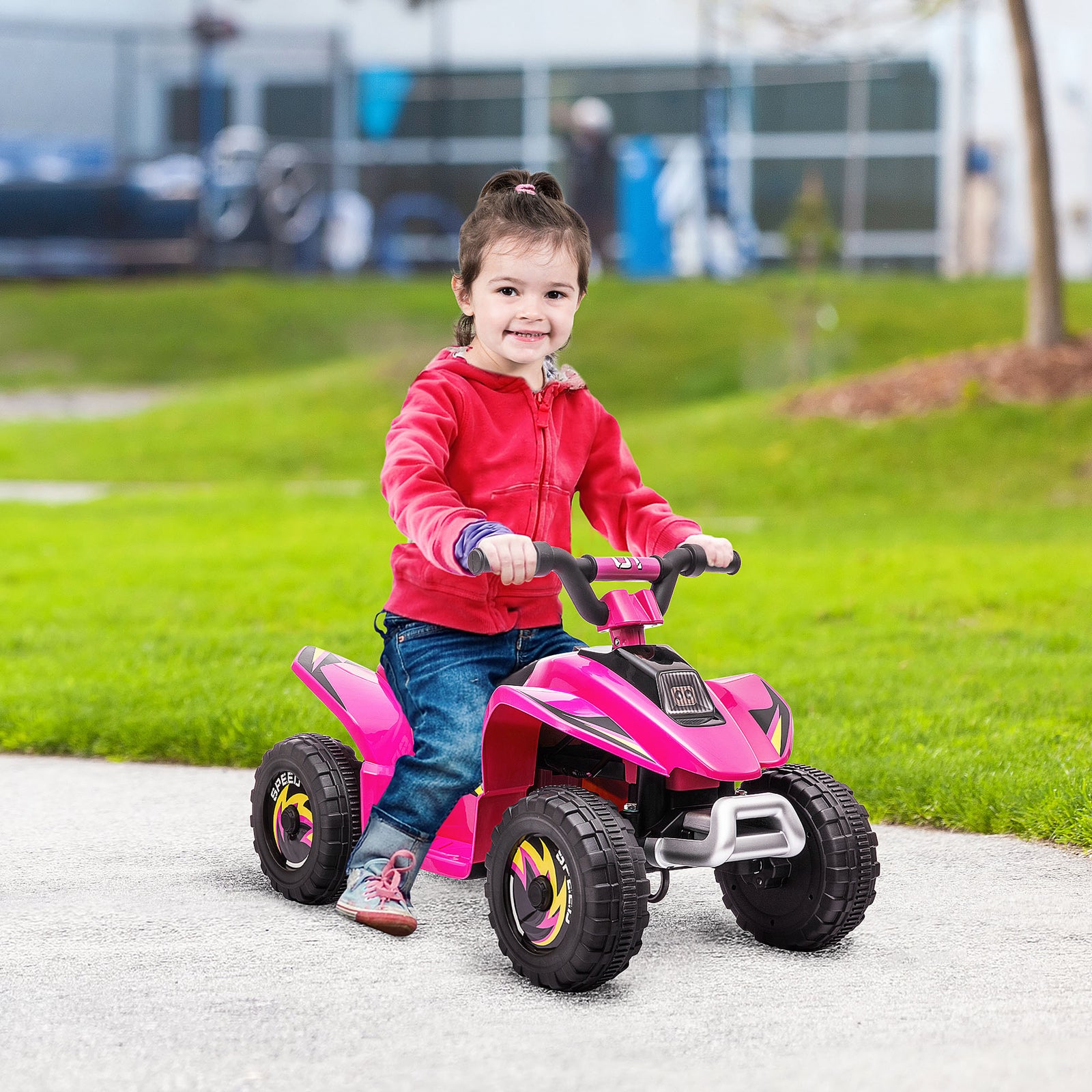 6v Kids Electric Ride On Car For 18-36 Months Toddlers | Pink
